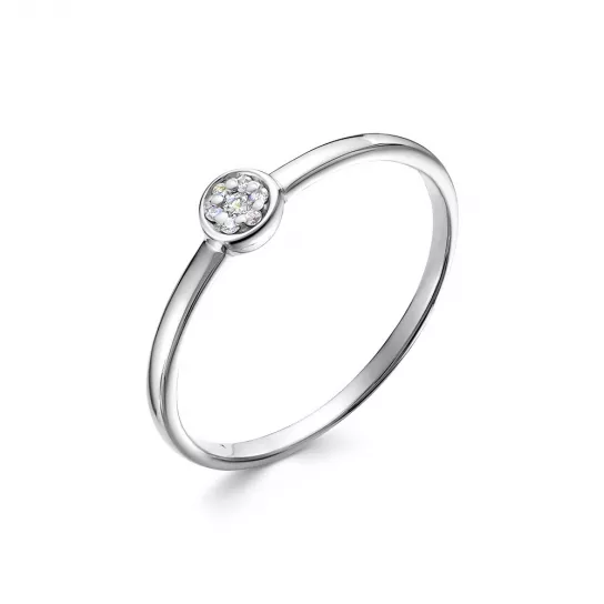 Кольцо с бриллиантами из золота