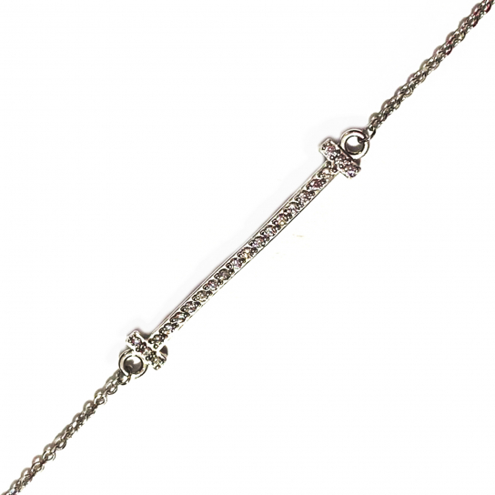 Золотой браслет 585, плетение фантазийное, длина 17 см