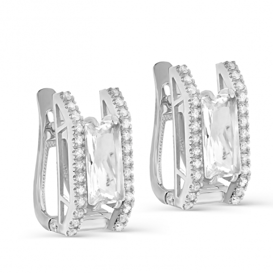 Золотые серьги 585, женские