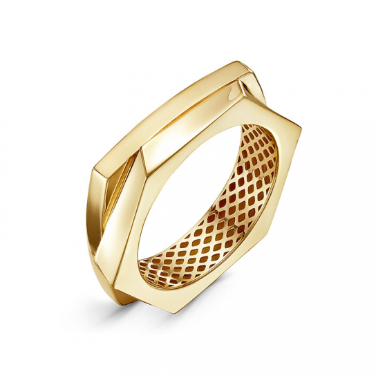 Золотое обручальное кольцо 585, размер 16.5