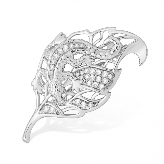 Брошь из серебра