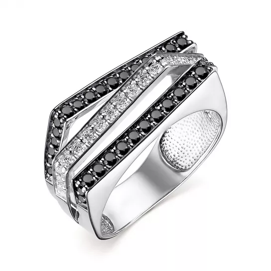 Кольцо с бриллиантами из золота