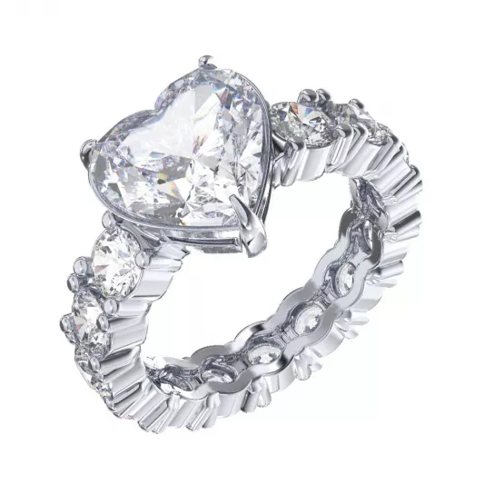 Серебряное кольцо 925, женское, размер 17