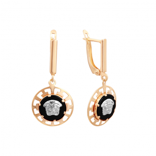 Золотые серьги 585, женские