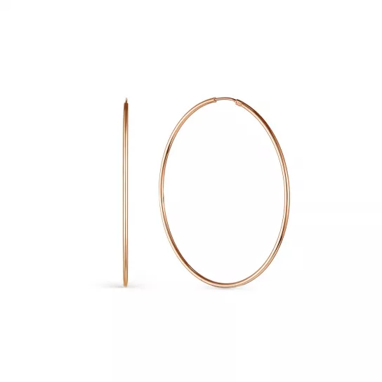 Серьги-конго из золота