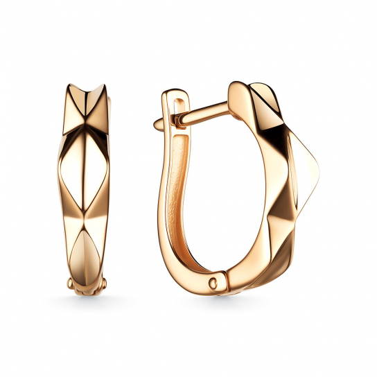 Золотые серьги 585, женские