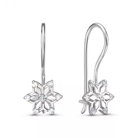 Серьги из серебра