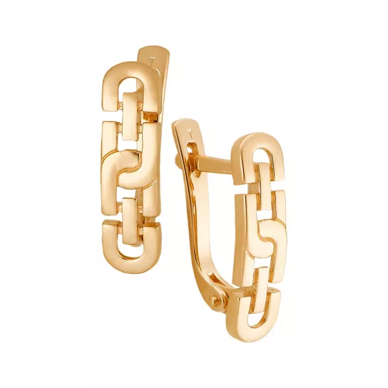 Золотые серьги 585, женские