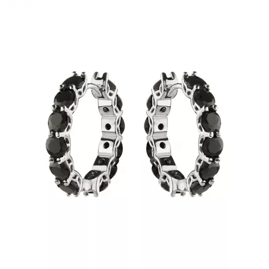 Серебряные серьги 925, женские, с фианитом