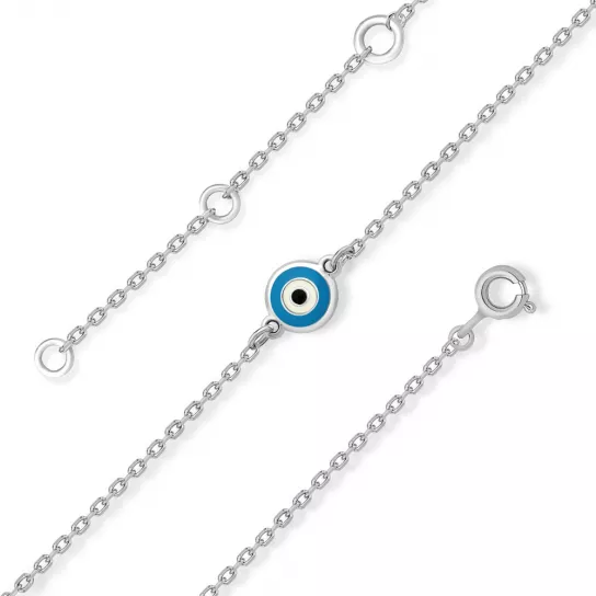 Браслет с эмалью из серебра