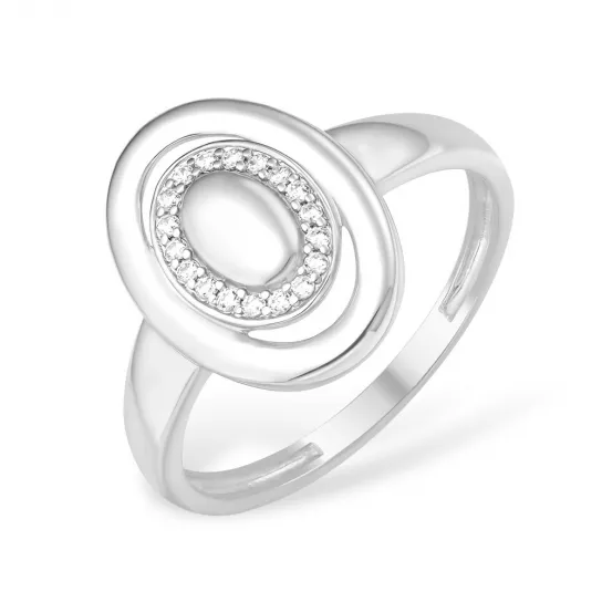 Серебряное кольцо 925, женское, размер 17