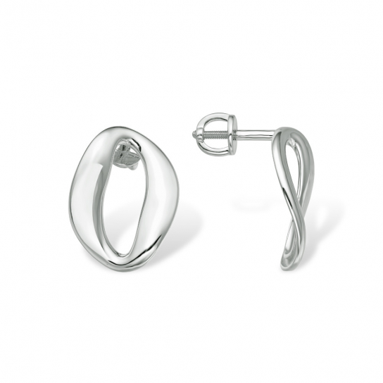 Пусеты из серебра