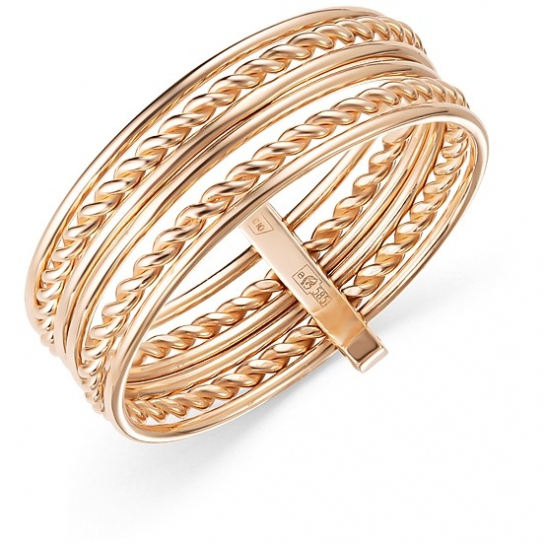 Золотое кольцо 585, женское, размер 18