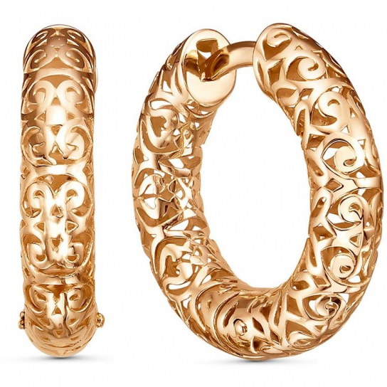 Золотые серьги 585, женские