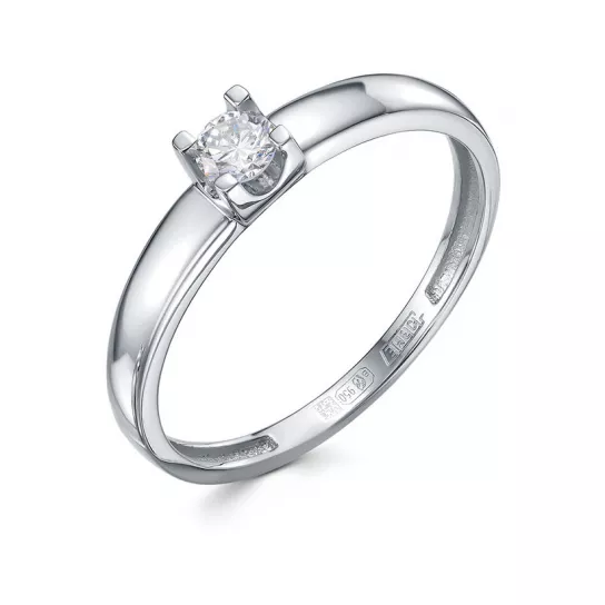 Кольцо с бриллиантами из золота