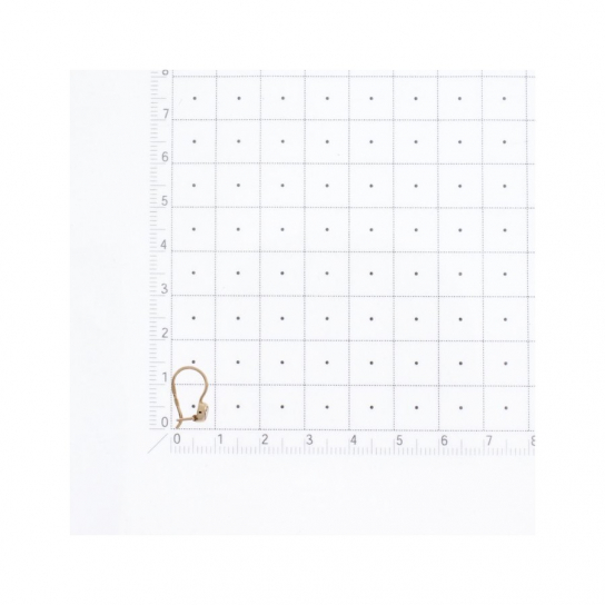 Серьги детские с фианитом из золота