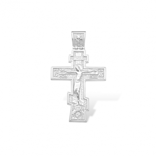 Серебряный крестик 925 нательный, на шею