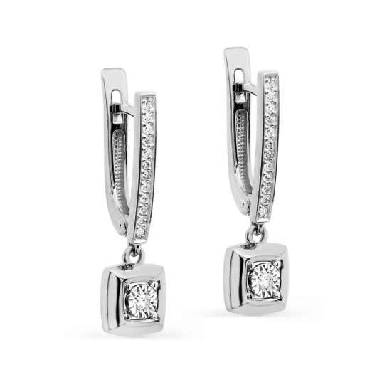 Золотые серьги 585, женские