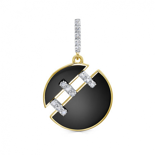 Золотая подвеска 585, женская