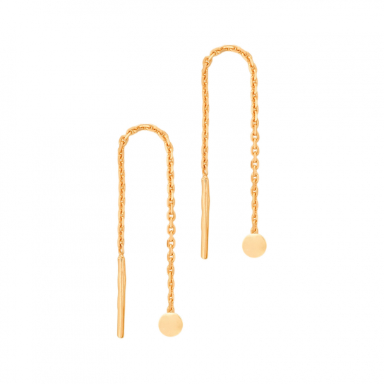 Золотые серьги 585, женские