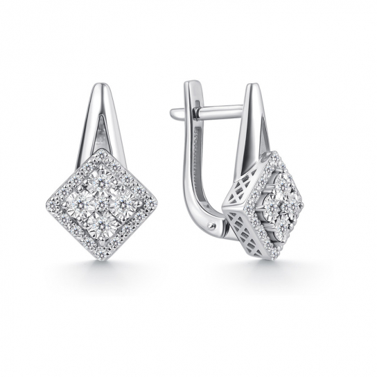 Золотые серьги 585, женские