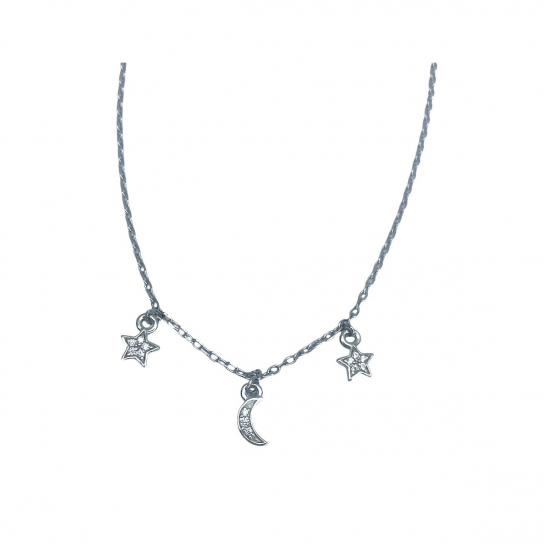 Колье из серебра