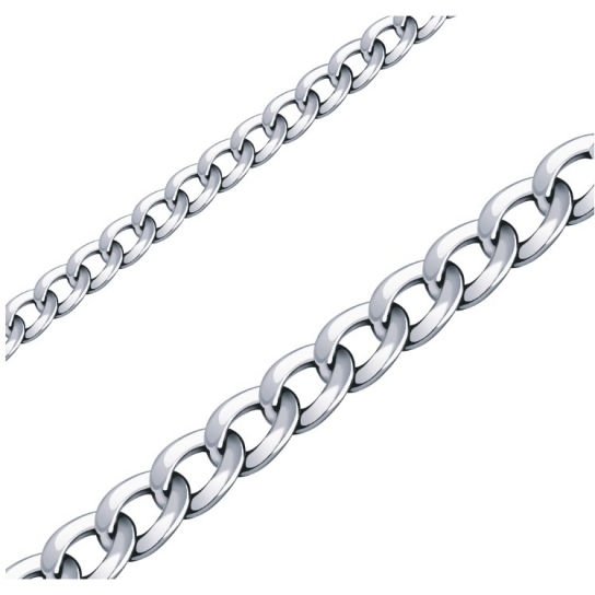 Серебряная цепочка 925 на шею, длина 45 см