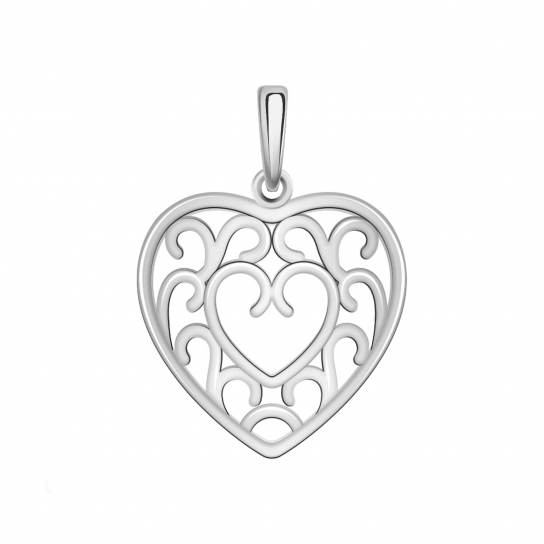 Серебряная подвеска 925, женская