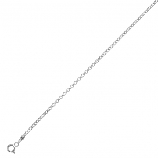 Серебряная цепочка 925 на шею, плетение фантазийное, длина 40 см