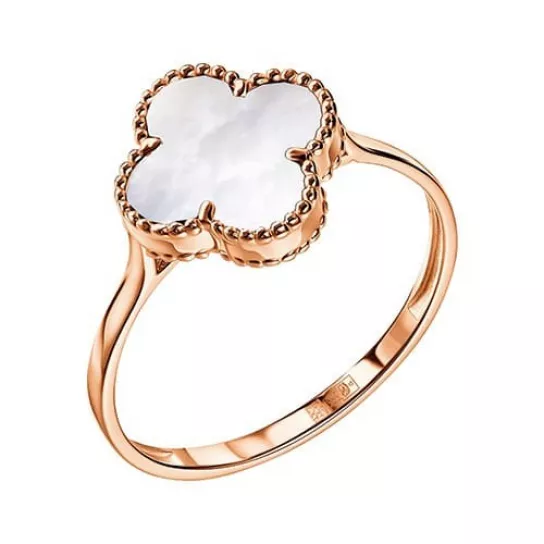 Кольцо с перламутром из золота