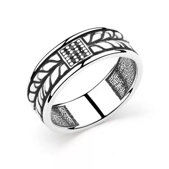 Серебряное кольцо 925, женское, с шпинелью, размер 21.5