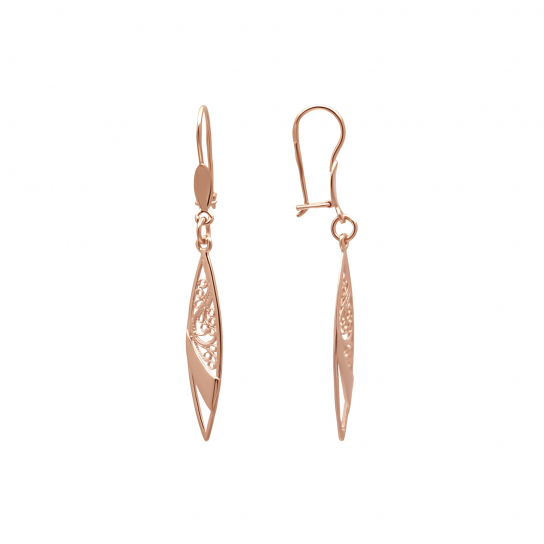 Золотые серьги 585, женские