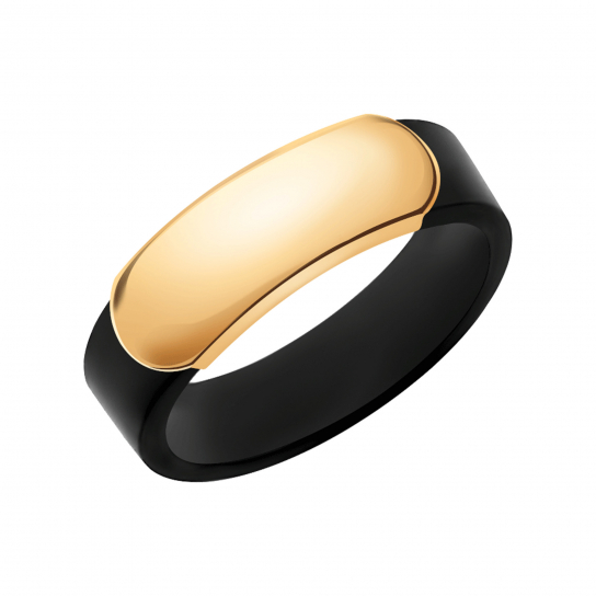 Золотое кольцо 585, мужское, размер 20.5