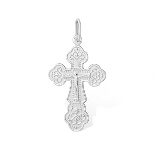 Серебряный крестик 925 нательный, на шею