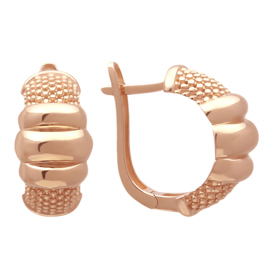 Золотые серьги 585, женские