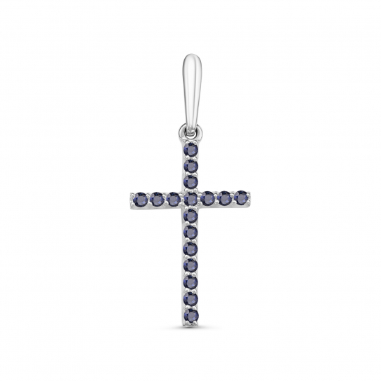 Золотой крестик 585 нательный, на шею