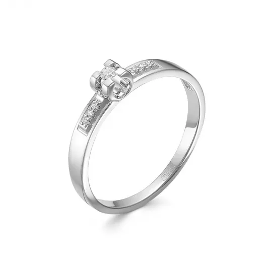 Кольцо с бриллиантами из золота