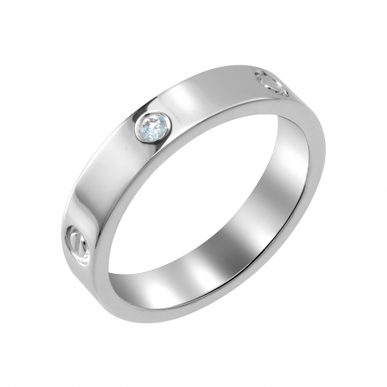 Серебряное кольцо 925, женское, размер 17