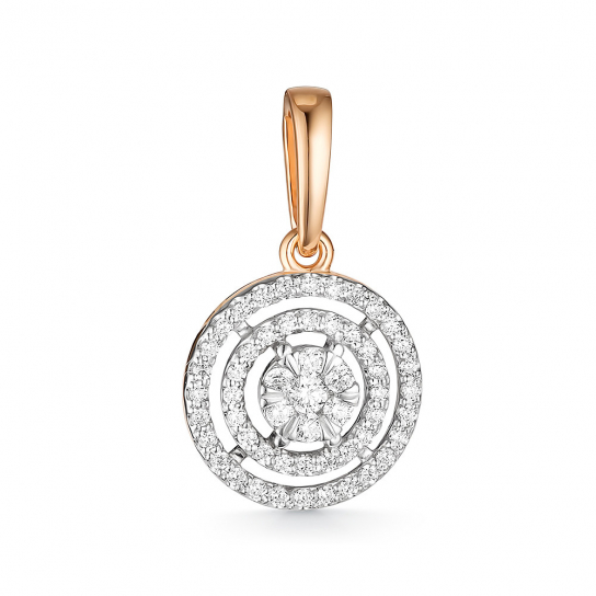 Золотая подвеска 585, женская