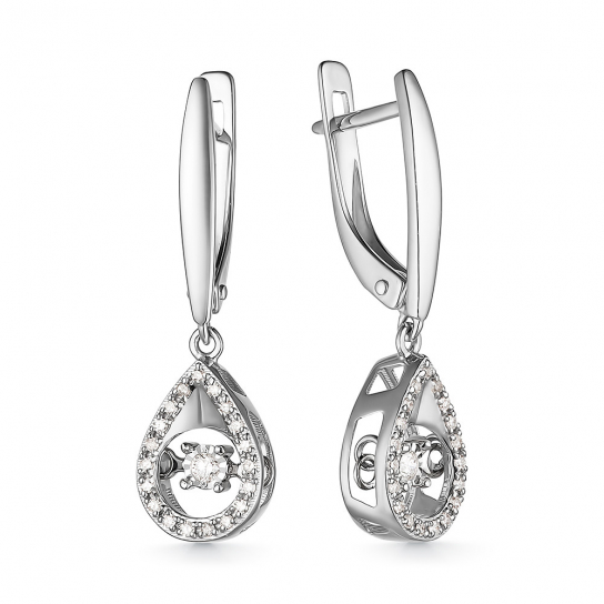 Золотые серьги 585, женские