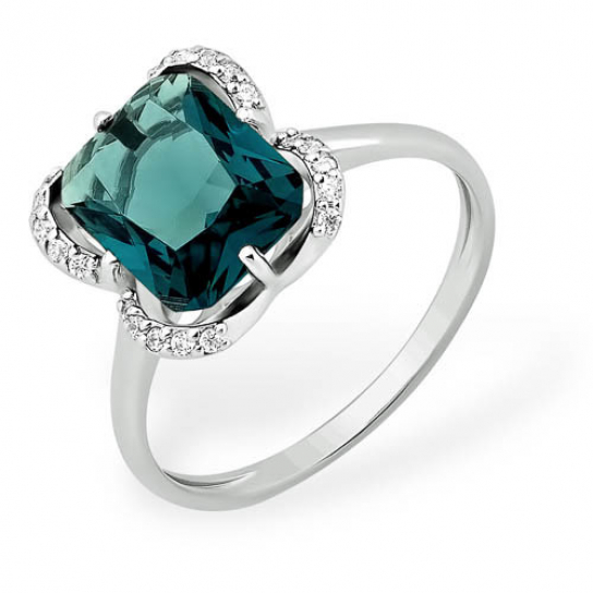 Серебряное кольцо 925, женское, размер 20