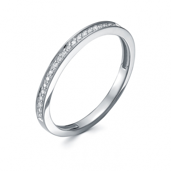 Золотое кольцо 585, женское, с бриллиантом, размер 16.5