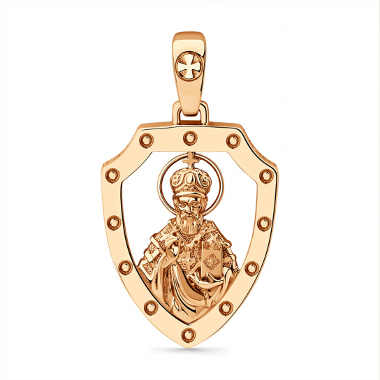 Золотая подвеска 585, православный