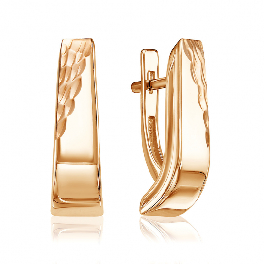 Золотые серьги 375, женские