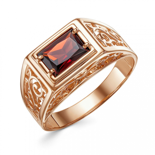 Золотое кольцо 585, мужское, размер 20