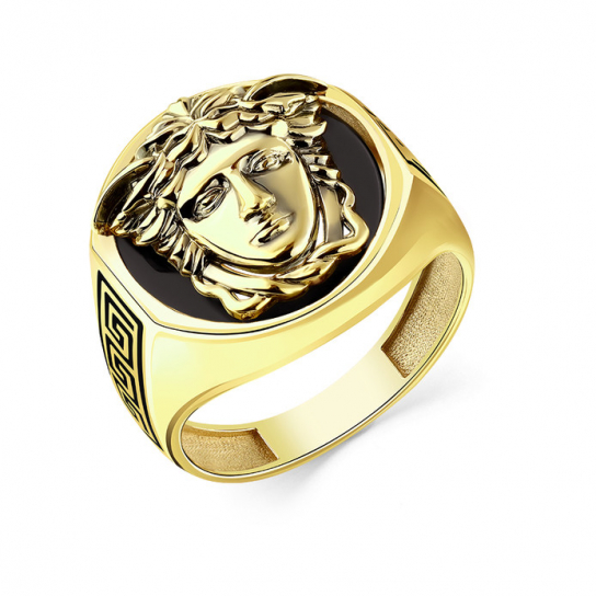 Золотое кольцо 585, женское, размер 18