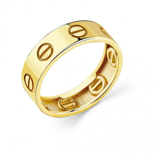 Золотое кольцо 585, женское, размер 16.5