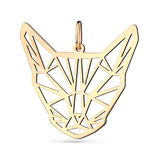 Золотая подвеска 585, женская