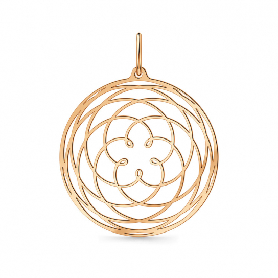 Золотая подвеска 585, женская