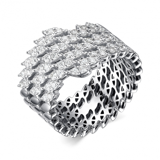 Золотое кольцо 585, женское, размер 18